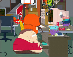 Cartman from Family Guy playing WOW 